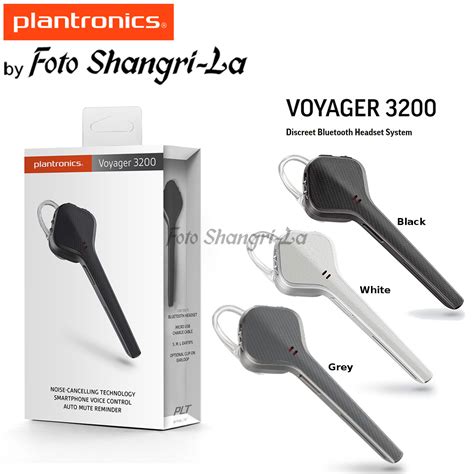 Plantronics Voyager 3200 Bluetooth Mono Headset For Smartphone Pc Tablet With Smart Sensor