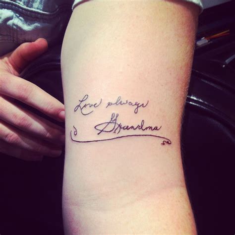 Loving The Placement My Grandmothers Handwriting From My 16th Birthday