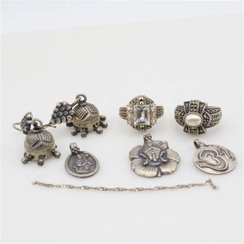 Silver Jewelry, 8 Pieces | Property Room