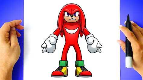 How to DRAW KNUCKLES - Sonic 2 Movie - YouTube