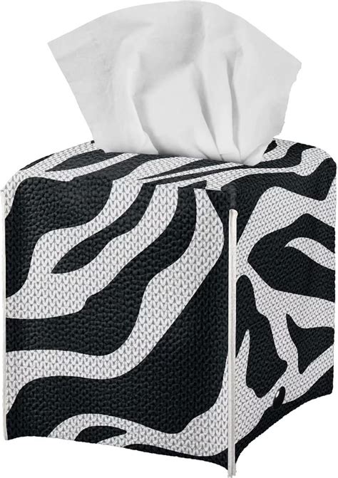 Amazon ZFRXIGN Zebra Tissue Box Cover Multifunction Tissue Holder