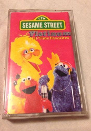 Sesamee Street Platinum All Time Favorites : Cassette Tape : 1995 : Like New | Sesame street ...