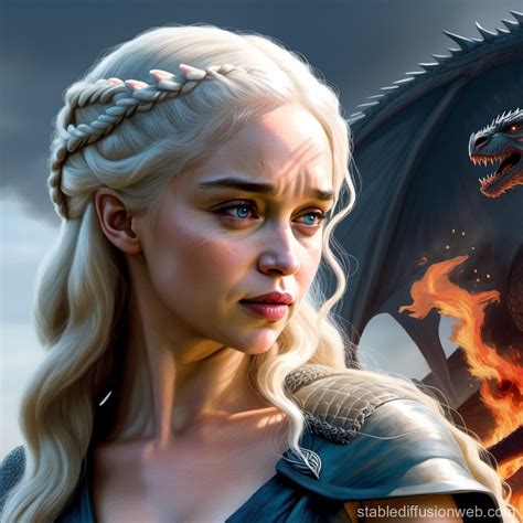 Daenerys Targaryen: A Book Portrayal | Stable Diffusion Online