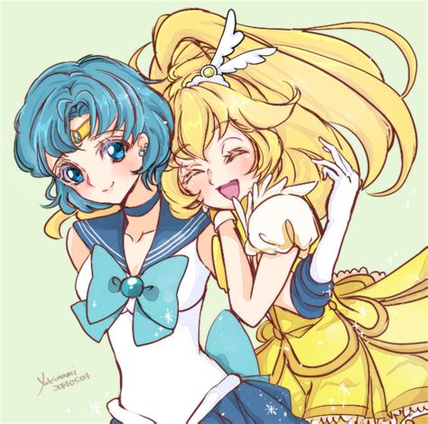 Kise Yayoi Mizuno Ami Cure Peace Sailor Mercury And Kanemoto Hisako