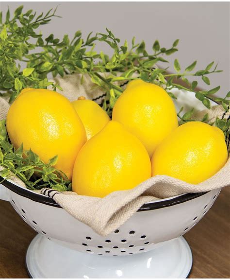 Col House Designs Wholesale Artificial Lemon Fillers Set