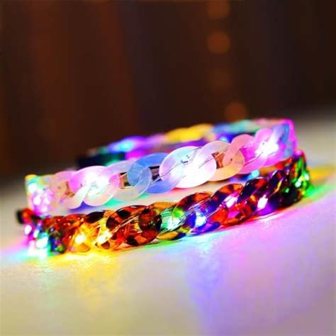 Brinie Light Up Headband Led Glow Headbands Laser Hair Band