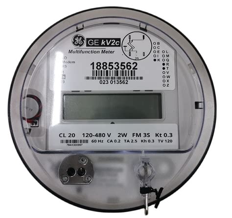 Kv2c Fm3s Kwh Electric Meter Ge Or Alcara Ct Rated Single Phase 2 Wire 120v 480vac 5 Jaws