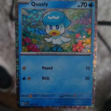 Se produkter som liknar Pokémon Quaxly holo på Tradera 616368590