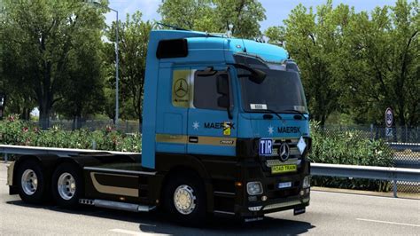 Skin Maersk Mercedes Benz Actros By Rodonitcho Mods