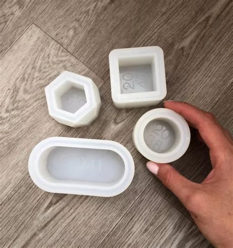 Kit Moldes De Silicone Para Vasos Em Resina Cimento Gesso Mercado Livre