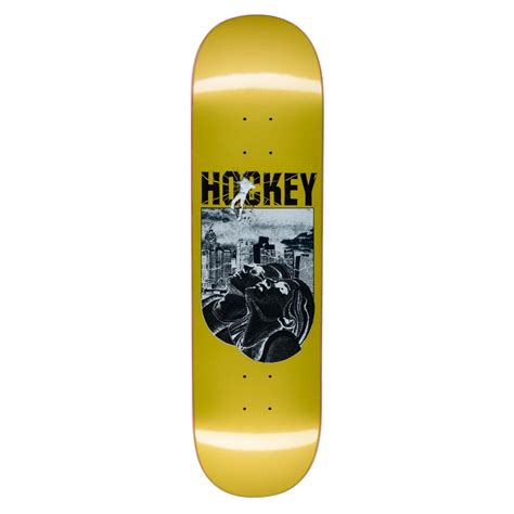 Hockey Andrew Allen Look Up Skateboard Deck 8 38 Yellow HO Q4