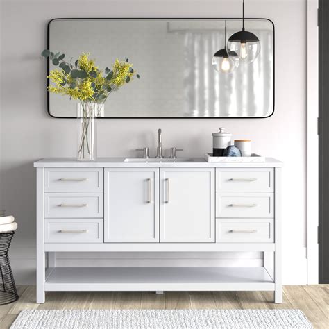 Mercury Row Vicini 60 Single Bathroom Vanity Set And Reviews Wayfair