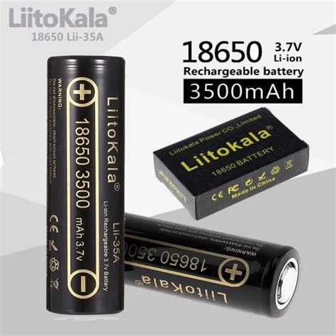 Pcs Liitokala Batterie Li Ion Rechargeable Accessoire De Type A