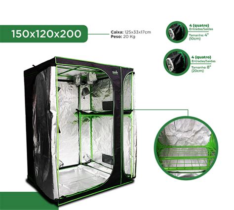 Estufa Para Cultivo Indoor Master Plants Em Mylar D Pro