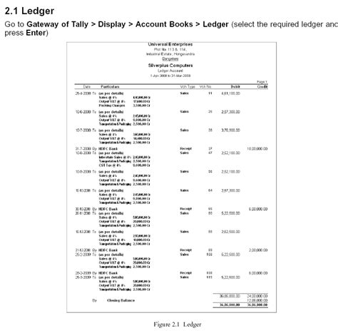 Sales Register Extract Report Tally ERP 9 TallyERP9Book