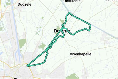 Fietsen Langs De Damse Vaart Via Knooppunten Fietsroute Routeyou