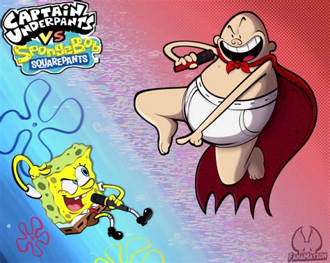 Spongebob vs Captain Underpants by FanaMationDA on DeviantArt