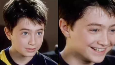 Footage shows the moment they decided to cast Daniel Radcliffe as Harry ...