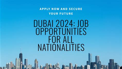 Jobs In Dubai For All Nationalities Sha R