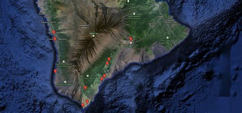 satellite view of Hawaii - Kalaekilohana Inn & Retreat