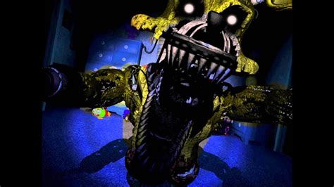 Golden Nightmare Foxy Jumpscare Youtube