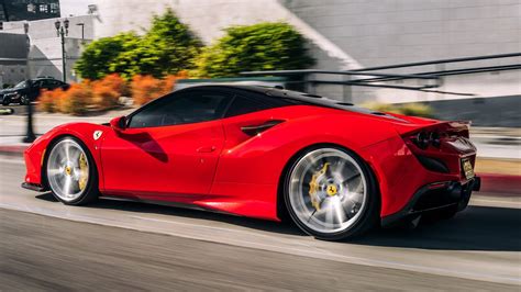 Red Hot Ferrari F8 On The Floor Widebody Lamborghini Urus Super Dark