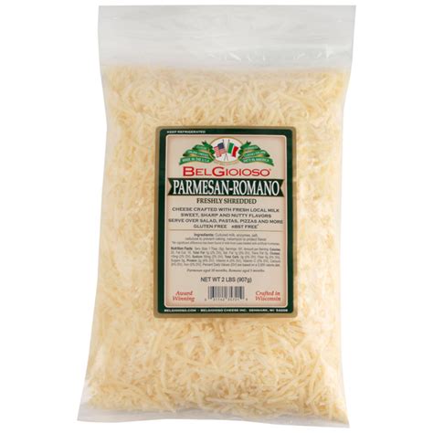 Costco Belgioioso Freshly Shredded Parmesan Romano Blend Bag Same