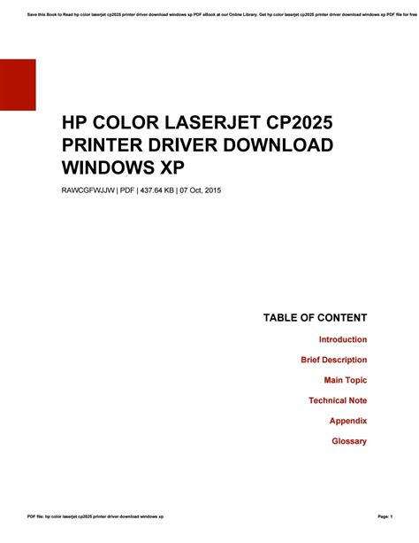 Hp Color Laserjet Cp2025 Printer Driver Download Windows Xp By Rkomo48