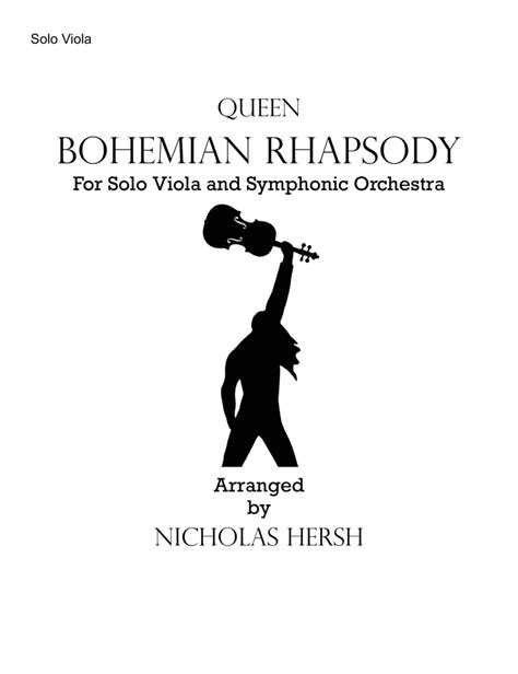 Bohemian Rhapsody Arr Nicholas Hersh By Queen Sheet Music For Full