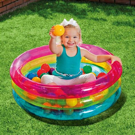 Intex Piscina Baby Anelli Palline Colorate X Cm Leroy Merlin