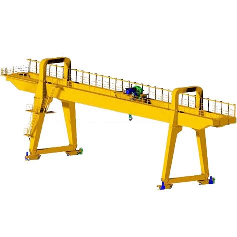 50 Ton Double Girder Gantry Crane Industrial Gantry Crane With Cantilever