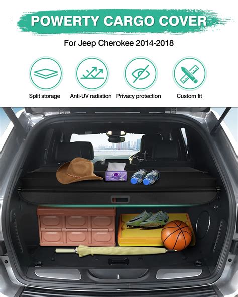 Powerty Fit For Cargo Cover Jeep Cherokee