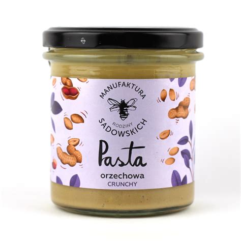 Pasta Orzechowa Crunchy Pasieki Rodziny Sadowskich