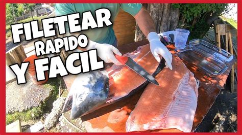 🐟 Como Filetear Un Salmón FÁcil Y Rapido🚀 Youtube