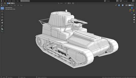 3D model Leichttraktor Tank Base Mesh VR / AR / low-poly | CGTrader