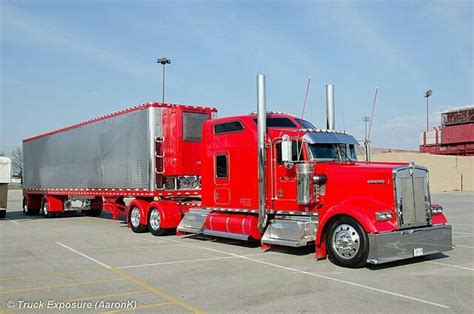 Semitrckn Kenworth Custom W L With Matchin Reefer