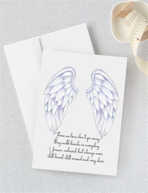 Angel Sympathy Card Condolence Card Sorry for Your Loss | Etsy