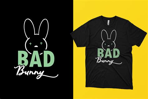 BAD Bunny T-shirt Design !! Graphic by sarfinarifbd2556 · Creative Fabrica