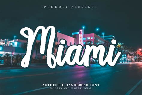 Miami Font By Arief Indra Pratama · Creative Fabrica