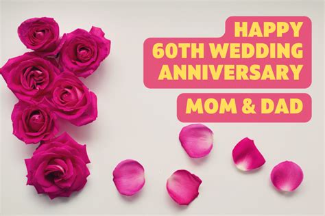 30 Best Happy 60th Wedding Anniversary Wishes: Quotes and Greet Parents ...