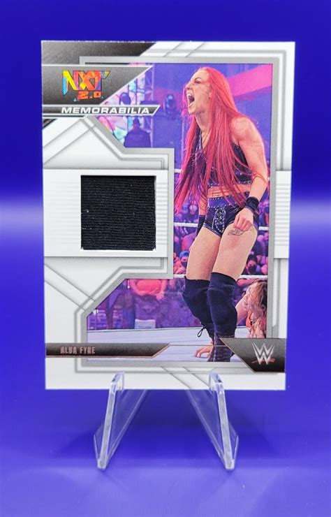 Panini Nxt Wwe Memorabilia Alba Fyre Nxm Klr Ebay