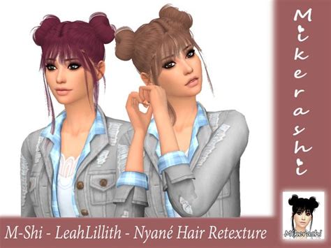 Mikerashi S M Shi Leahlillith Nyan Hair Retexture Mesh Needed Sims Hair Sims 4 Sims