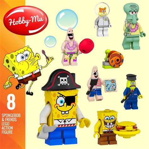 Lego Spongebob Minifigures Koleksi Lego Lazada Indonesia