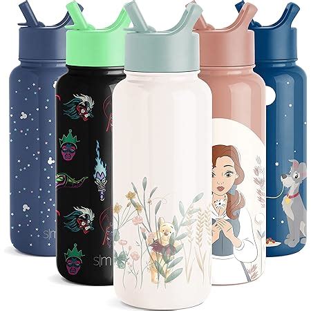 Simple Modern Disney Water Bottle With Straw Lid Vacuum Insulated