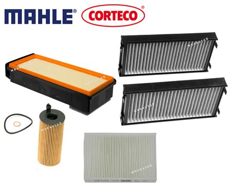 Air Filter And Oil Filter And Ac Cabin Filter Kit 4pcs Oem For Bmw X5