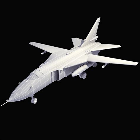 Sukhoi Su 24 Fencer 3d Model 149 Ma 3ds Dae Flt Obj Xsi Lwo Free