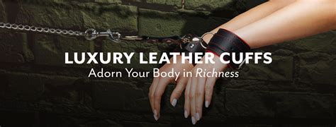 Luxury Leather Wrist Restraints Bdsm Bondage Cuffs Tagged Luxury