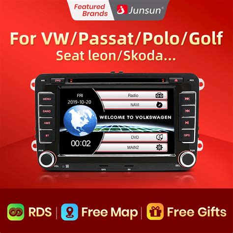 Junsun Reproductor Multimedia Para Coche Radio De Coche Con 2 Din Y