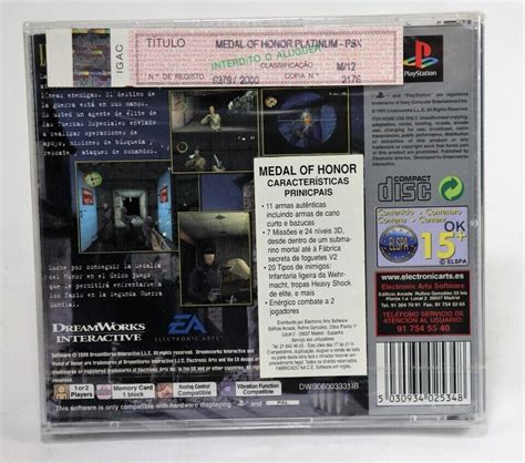 MEDAL OF HONOR Platinum Edition PlayStation 1 NEW SEALED EBay