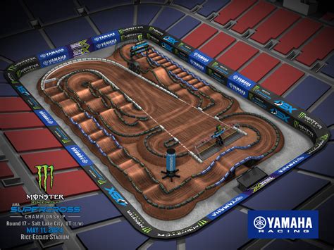 Yamaha Animated Track Map Salt Lake City Sx Motocross